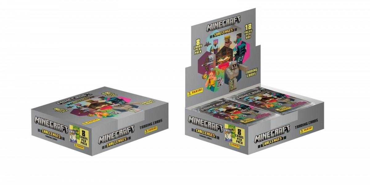 Panini Kolekcja Cards Minecraft Sachets Display 18 pcs
