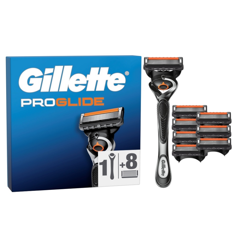 Gillette Proglide raseerija Meestele + 8 Tera