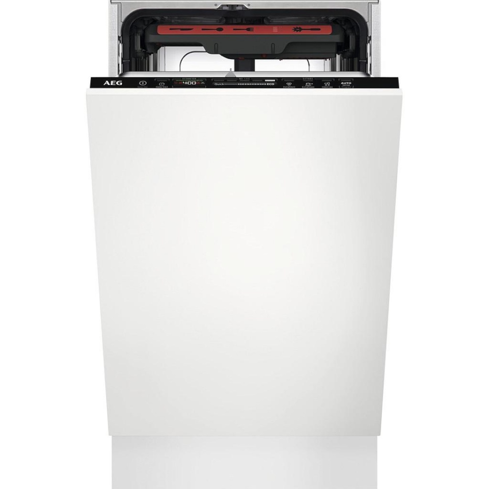 AEG nõudepesumasin integreeritav FSE74557P Series 7000 GlassCare Integrated Dishwasher, 44,6cm, hõbedane