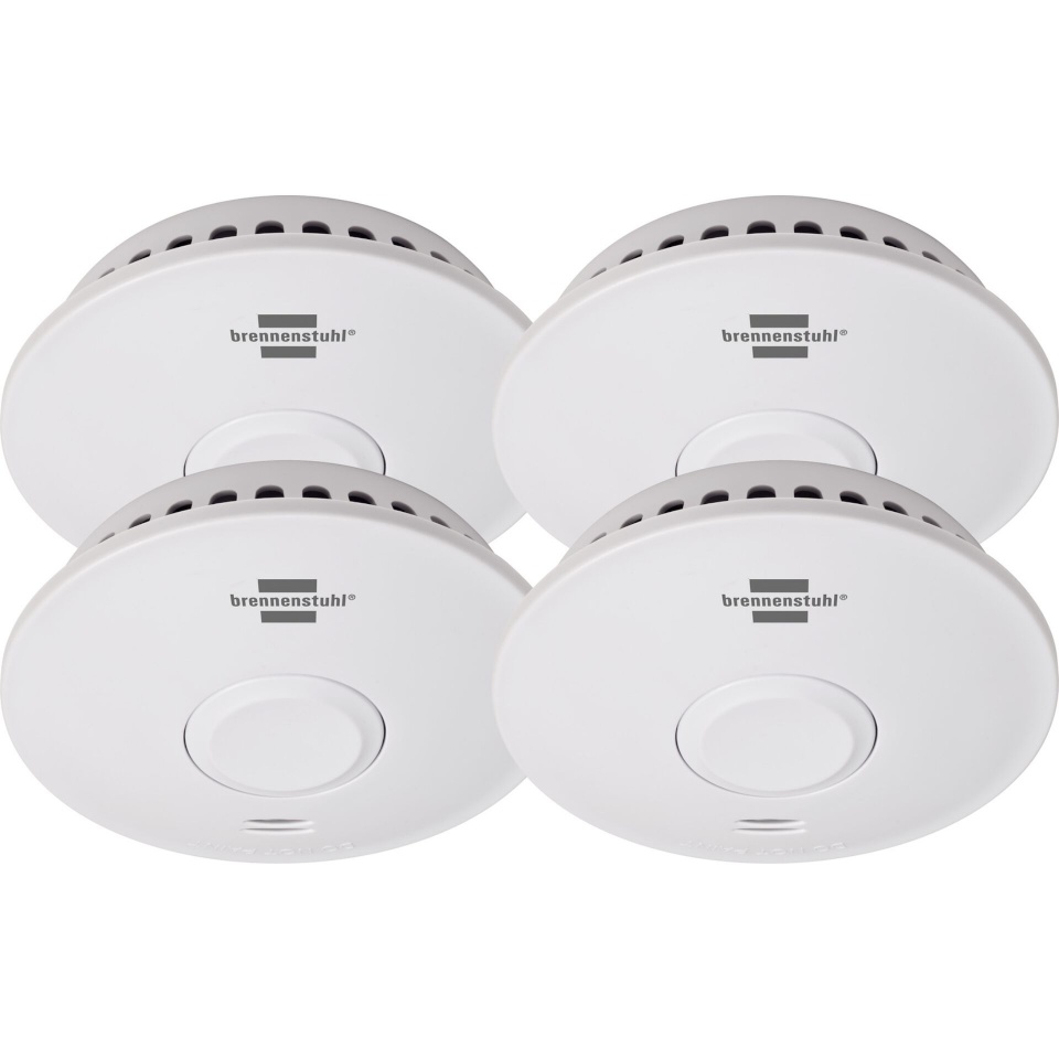 Brennenstuhl Funk Smoke Detector Set, 4x RM L 3101
