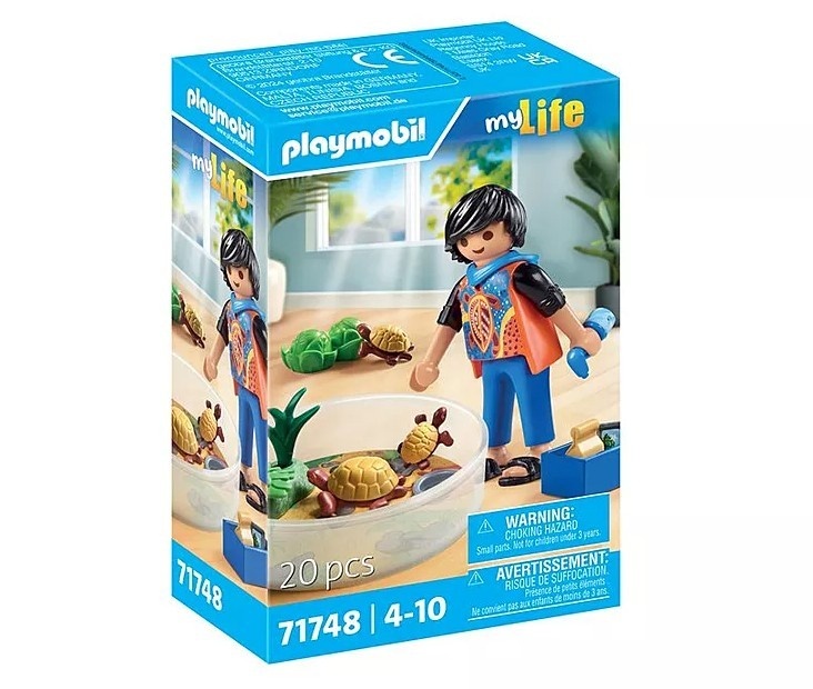 Playmobil klotsid Set z My Life 71748 Terrarium z żółwiami