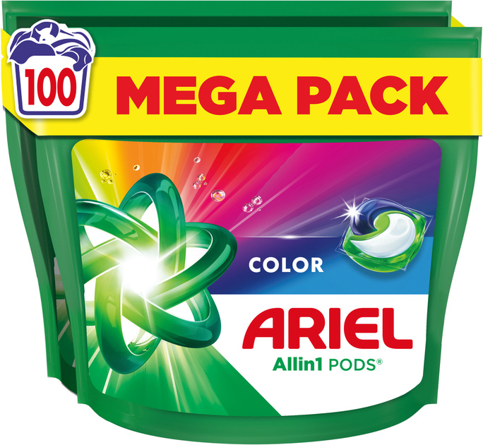 Ariel pesukapslid All-in-1 PODS Color, 100tk