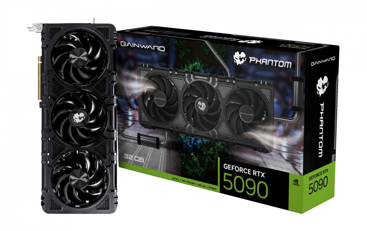 Gainward videokaart GeForce RTX 5090 Phantom (DLSS 4, 3x DisplayPort, 1x HDMI 2.1)