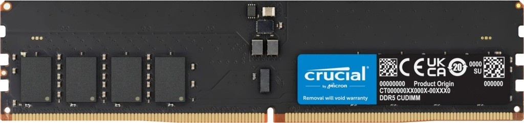 Crucial mälu Memory DDR5 64GB 6400MHz CL52 CUDIMM