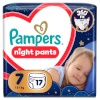 Pampers mähkmed Night Pants Püksmähkmed, suurus 7, 17 tk