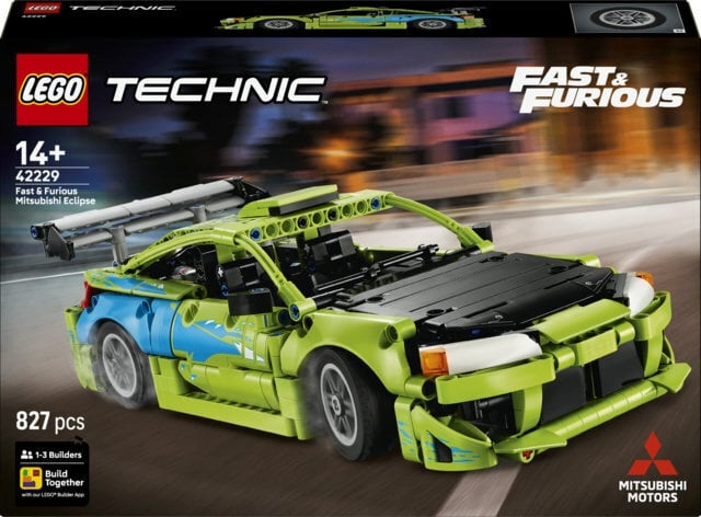 LEGO klotsid Technic 42229 - Kiired ja vihased Mitsubishi Eclipse auto