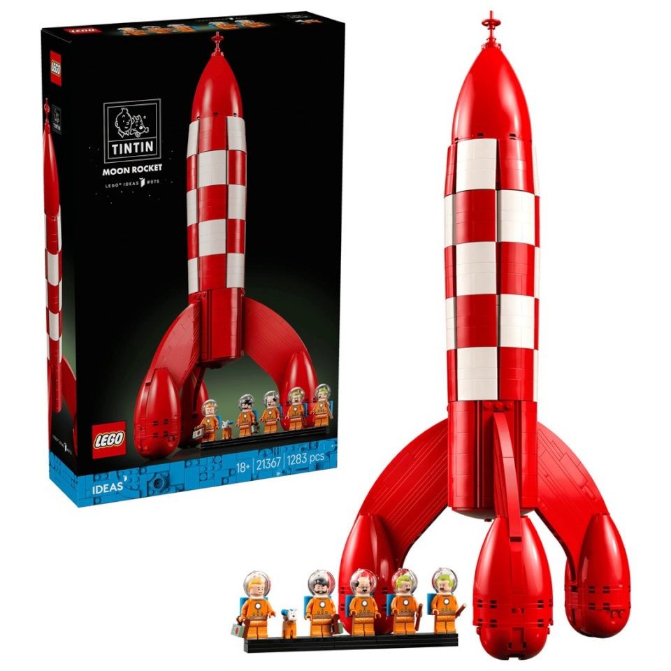 Lego klotsid IDEAS 21367 Tintin Moon Rocket