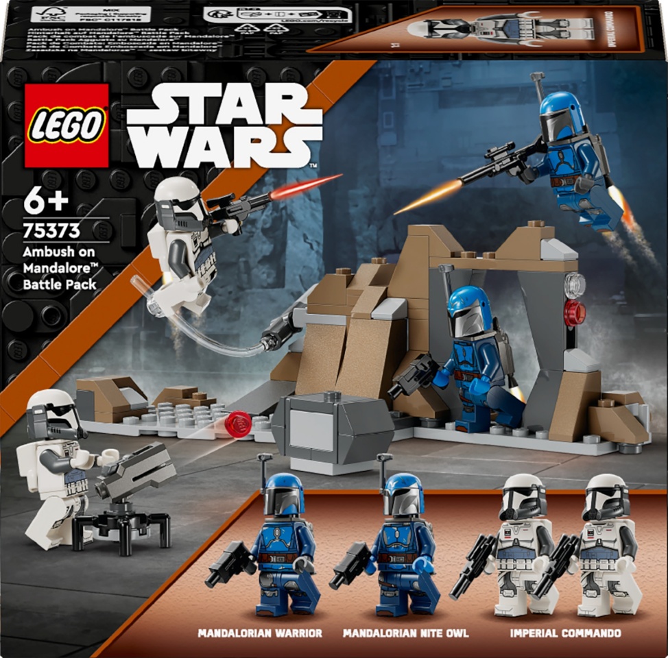 Lego klotsid Star Wars 75373 Mandalorian Mandalore’i varitsemise lahingukomplekt