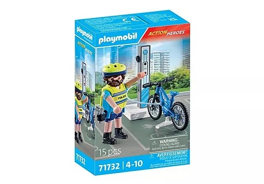 Playmobil klotsid 71732 Action Heroes 71732 Police Bike Patrol