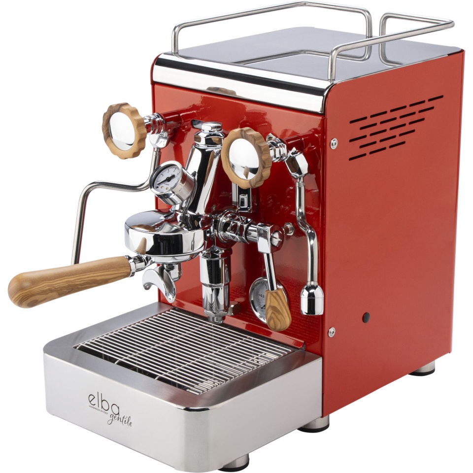 Elba espressomasin Gentile Espresso Machine RAL3020 traffic punane