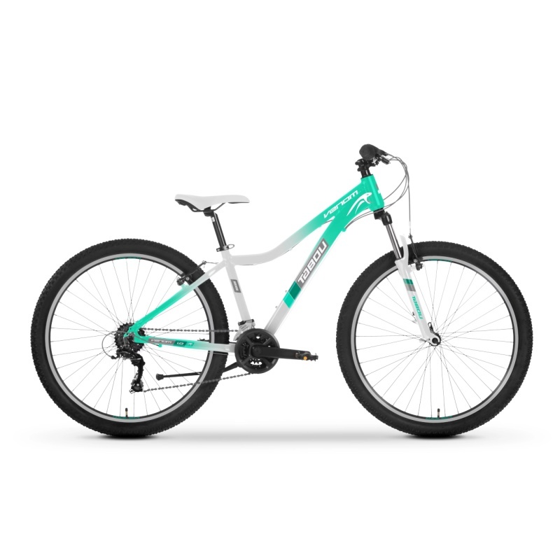 Tabou Noorte laste jalgratas Venom 1.0 W, 27,5" 17" M, münt-valge