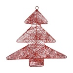 Krist+ jõuluehe punane Metall Jõulupuu 36,7 x BGB,2 x 37,5 cm