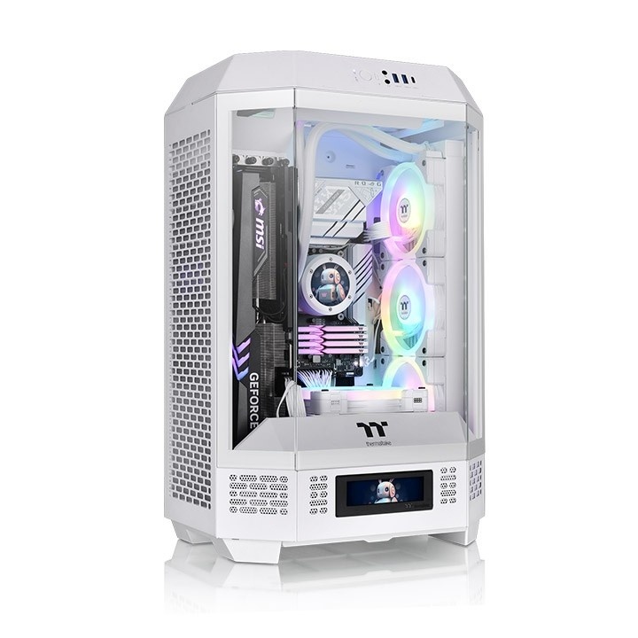 Thermaltake korpus The Tower 300 Mini Tower "Snow" valge