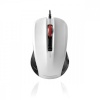 Modecom hiir M9.1 must AND valge CABLE OPTICAL MOUSE