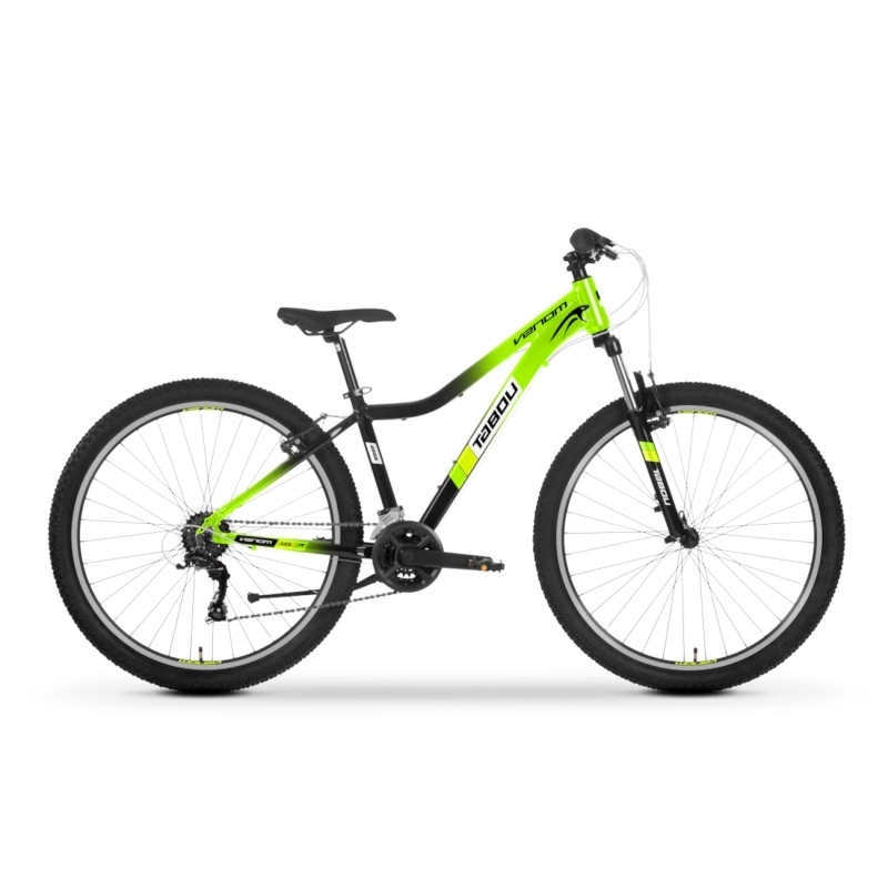 Tabou laste jalgratas Venom 1.0, 27,5" 17" M, roheline-must