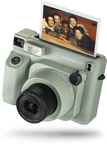 Fujifilm polaroid kaamera Wide 400/must