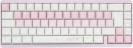 Varmilo klaviatuur Muse65 HE Sakura 65% RGB