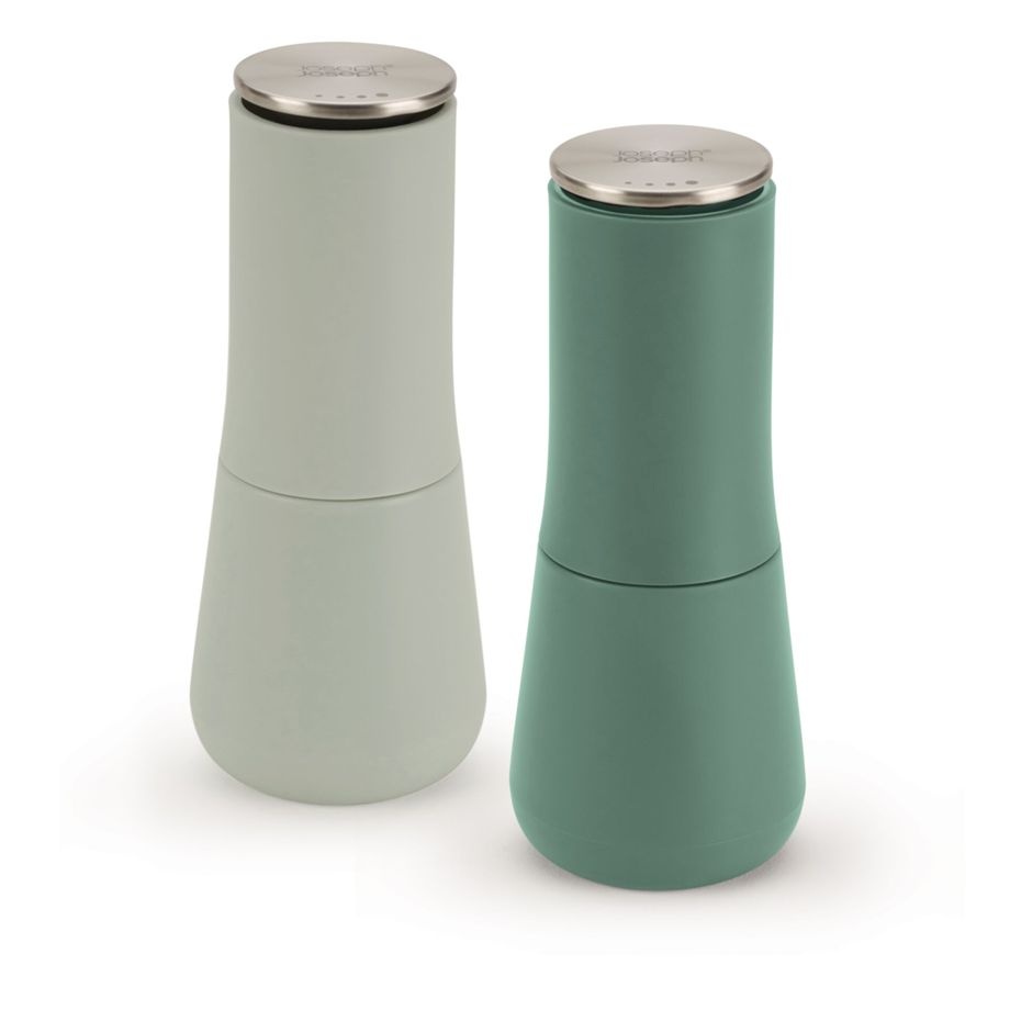 Joseph Joseph soola- ja pipraveski Milltop Salt and Pepper Mill Set - Editions Green, roheline
