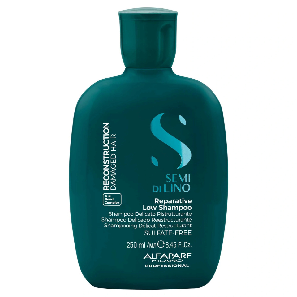 Alfaparf Milano šampoon Semi Di Lino Reconstruction Reparative Low Shampoo 250ml, naistele