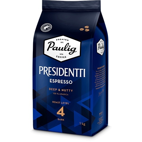 Paulig kohvioad Presidentti Espresso, 1kg