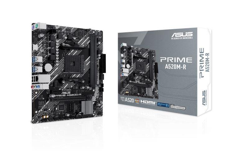 ASUS emaplaat AMD A520 AM4 mATX/prime A520m-r
