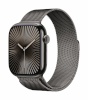 Apple Watch Series 10 GPS + Cellular 46mm Slate Titanium Case with Slate Milanese Loop - M/L