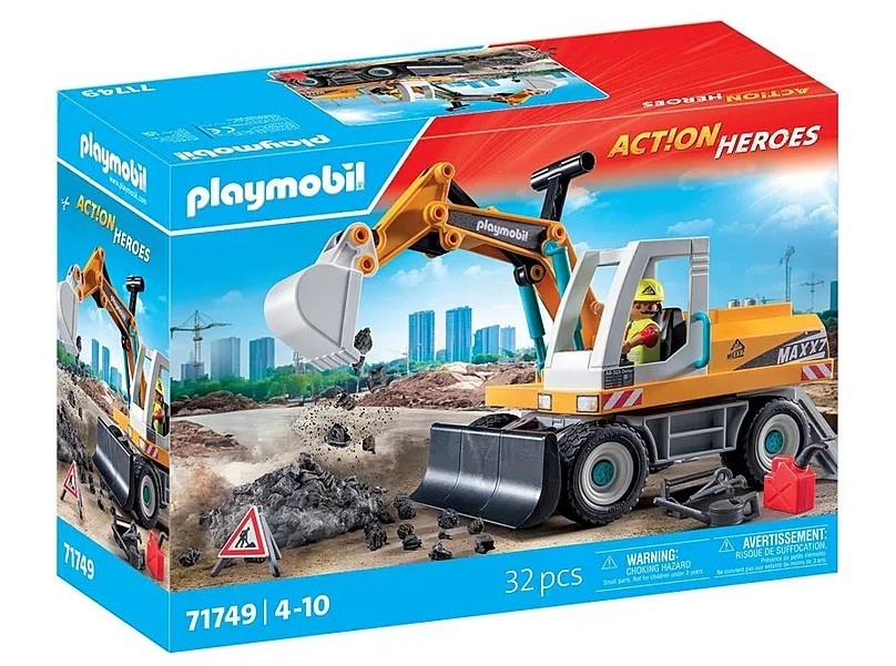 Playmobil klotsid Set z My Life 71749 Duża koparka