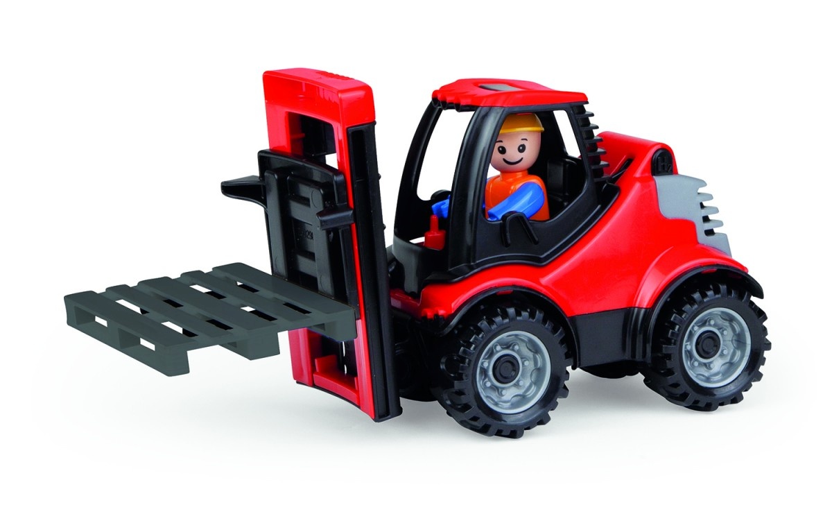 Lena LEN-01635 Truckies Forklift truck with pallet