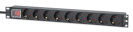 Intellinet pikendusjuhe Steckdosenleiste 9fach 2m Kabel 1HE Netzschalter