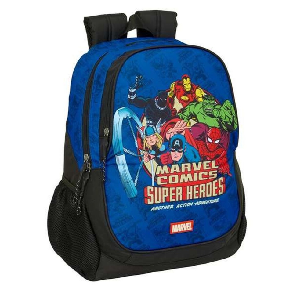Marvel seljakott sinine must 32x44x16cm