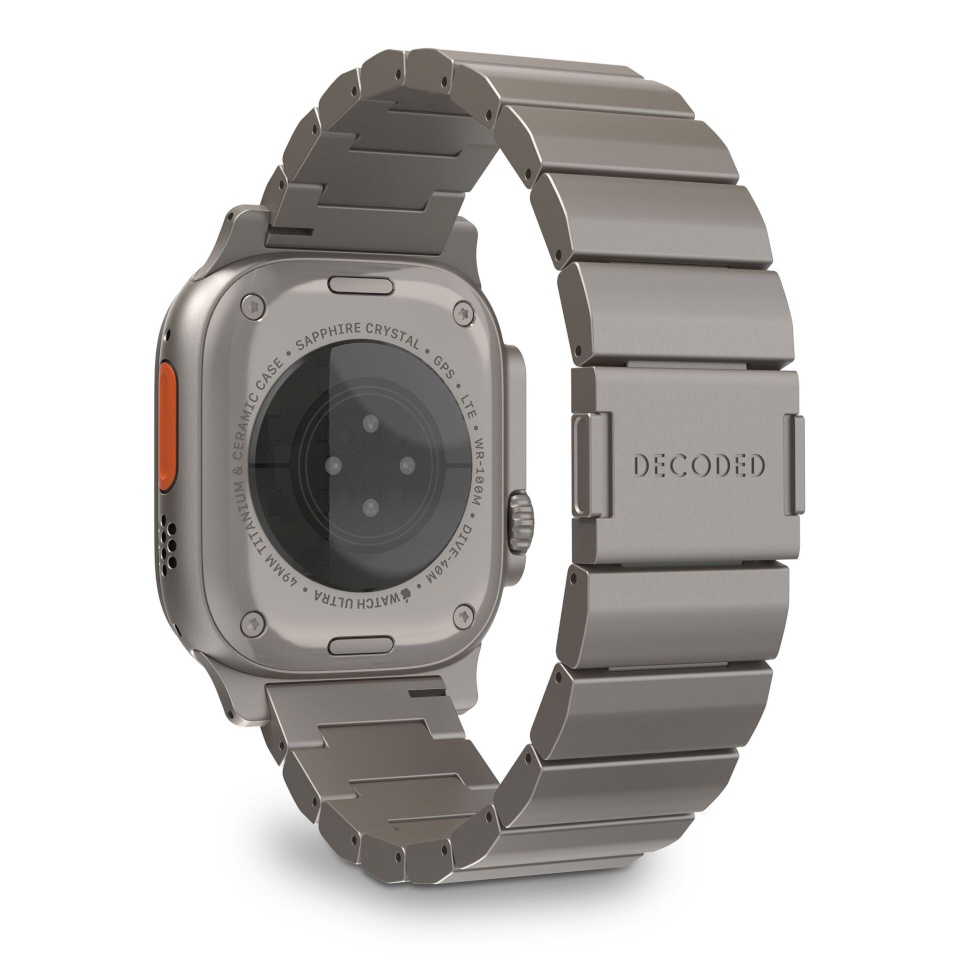 Decoded kellarihm Titanium Strap for Apple Watch Ultra 1&2 Titanium Natural