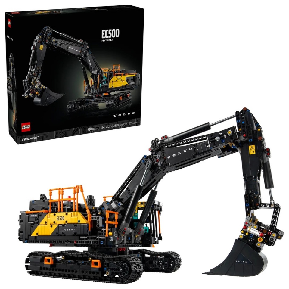 Lego klotsid TECHNIC 42215 Volvo EC500 Hybrid Excavator