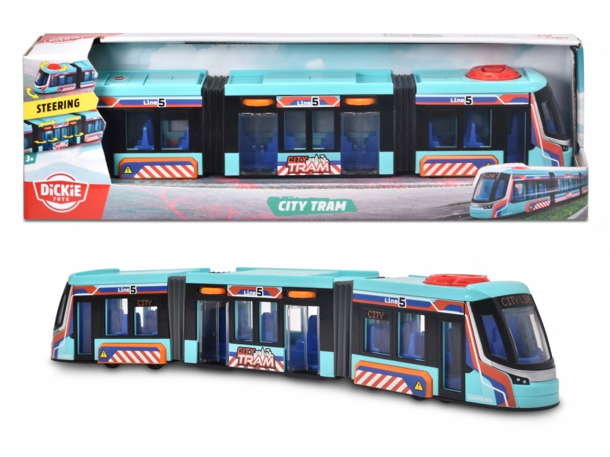 Dickie 203747016 City mänguauto Siemens tram 40cm