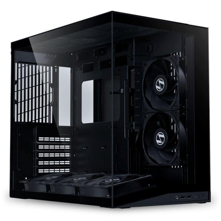 Lian Li PC-Gehäuse O11 Dynamic Mini V2 Flow Schwarz - Gehäuse (O11DMIV2FX)