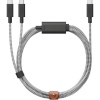 Native Union laadimiskaabel Belt cable 140W USB-C to USB-C 2m Zebra