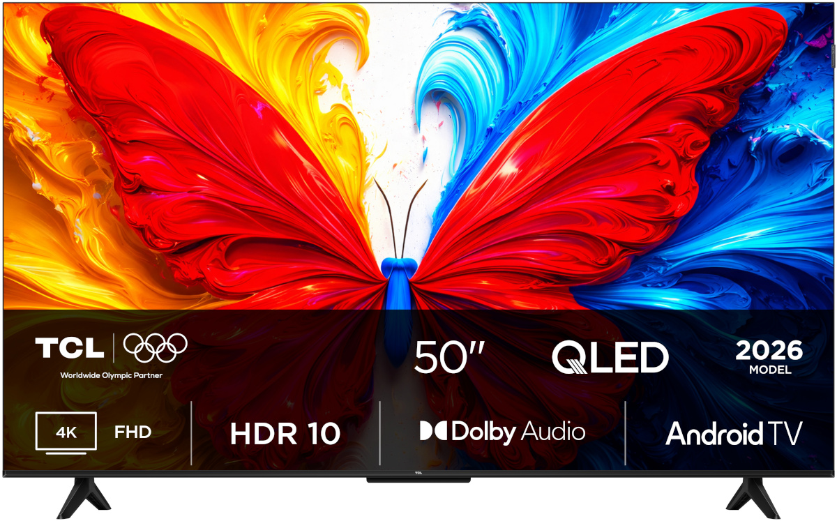 TCL televiisor S5L 50S5L TV 127 cm (50") 4K Ultra HD Smart TV Wi-Fi must 300 cd/m²