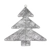 16563 jõuluehe Hõbedane Jõulupuu Metall Plastmass (36,7 x BGB,2 x 37,5 cm)