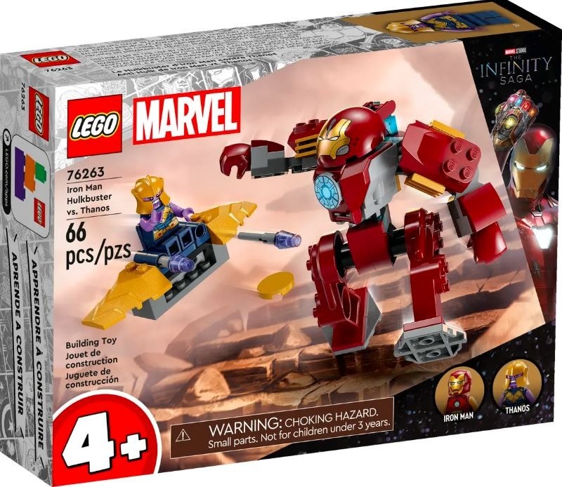LEGO klotsid Marvel 76263 Iron Man Hulkbuster vs. Thanos