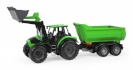 Lena LEN-04617 Worxx Traktor Deutz-Fahr with trailer 74cm