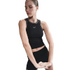 Nike T-särk naistele Dri-Fit One Fit Crop must IB7886 010 suurus L