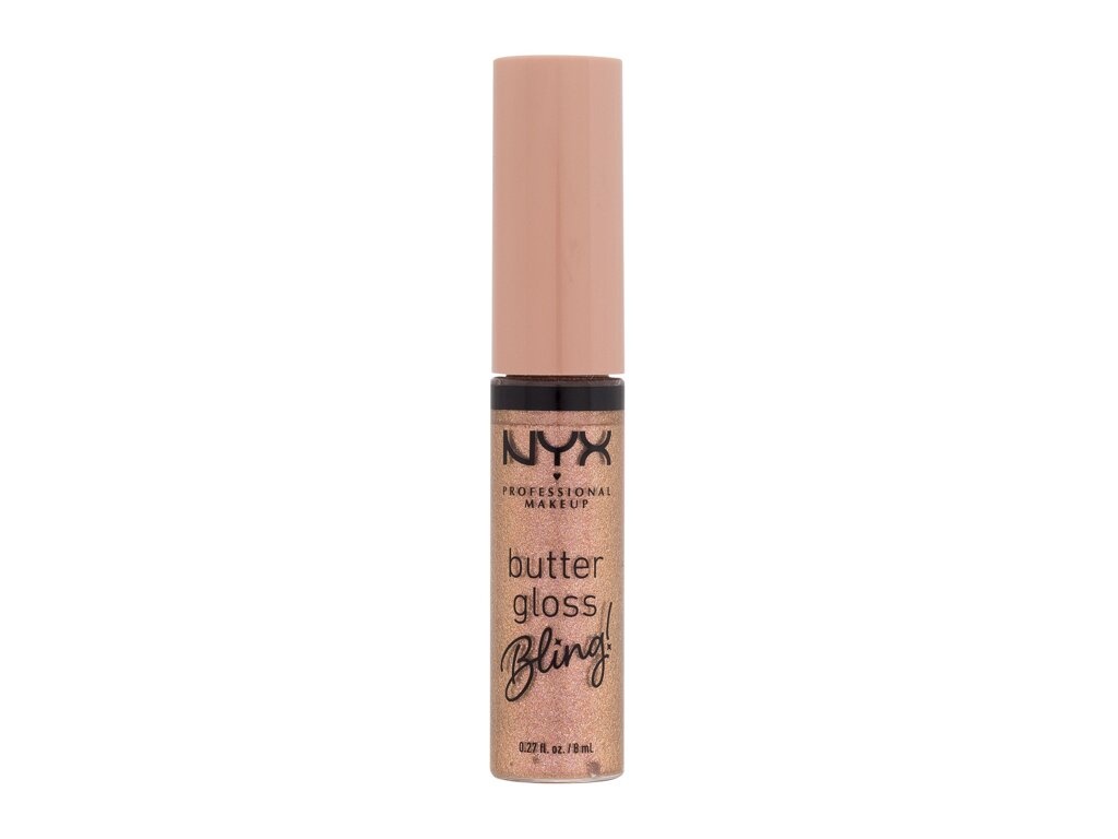 NYX Professional Makeup huuleläige Butter Gloss Bling 8ml, 01 Bring The Bling, naistele