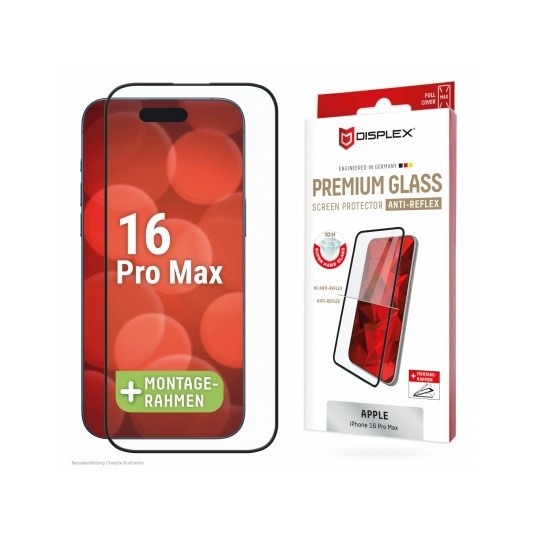 Displex kaitseklaas Apple iPhone 16 Pro Max Real Screen Glass FCAR By Transparent