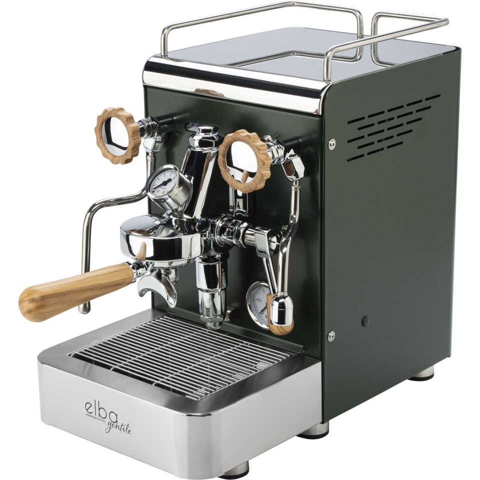 Elba espressomasin Gentile Espresso Machine RAL6009 fir roheline
