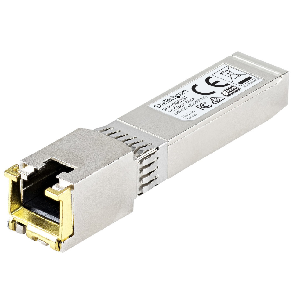 StarTech MSA konformes 10 Gigabit Glasfaser SFP+ Transceiver Modul 10GBase-T 30m TAA konform