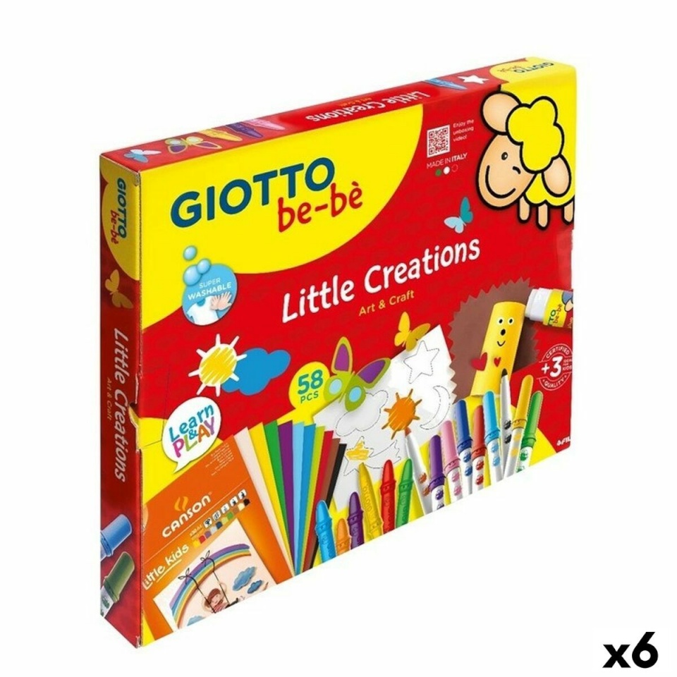 Giotto Joonistuskomplekt BE-BÉ Little Creations mitmevärviline 6 Ühikut