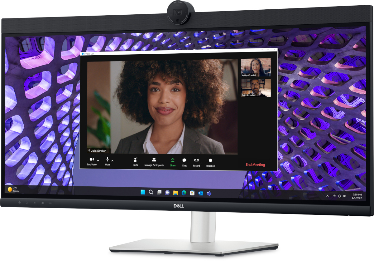 Dell monitor 86.4cm (34,1") P3424WEB 21:09 HDMI+DP+USB-C IPS Webcam