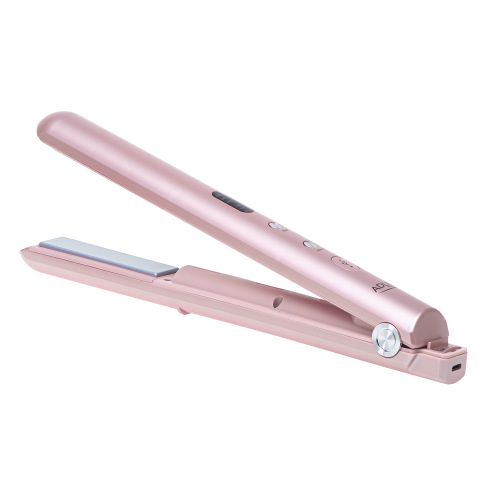 Adler juuksesirgendaja AD 2327 Cordless Hair Straightener, roosa