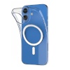 Puro 03 Mag MagSafe Silicone Case for iPhone 16 Plus - Transparent
