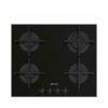 SMEG pliidiplaat PV264B Selezione, 4 x gaas, 60cm, must