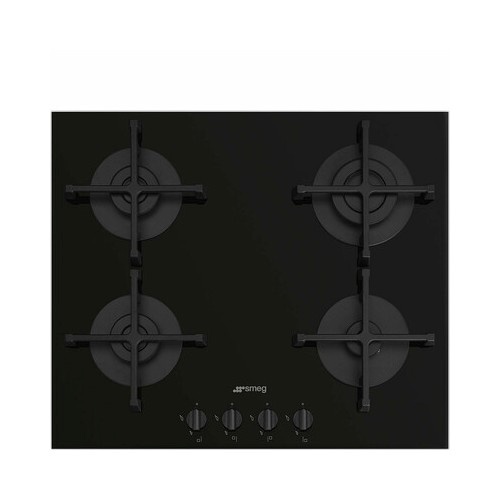 SMEG pliidiplaat PV264B Selezione, 4 x gaas, 60cm, must